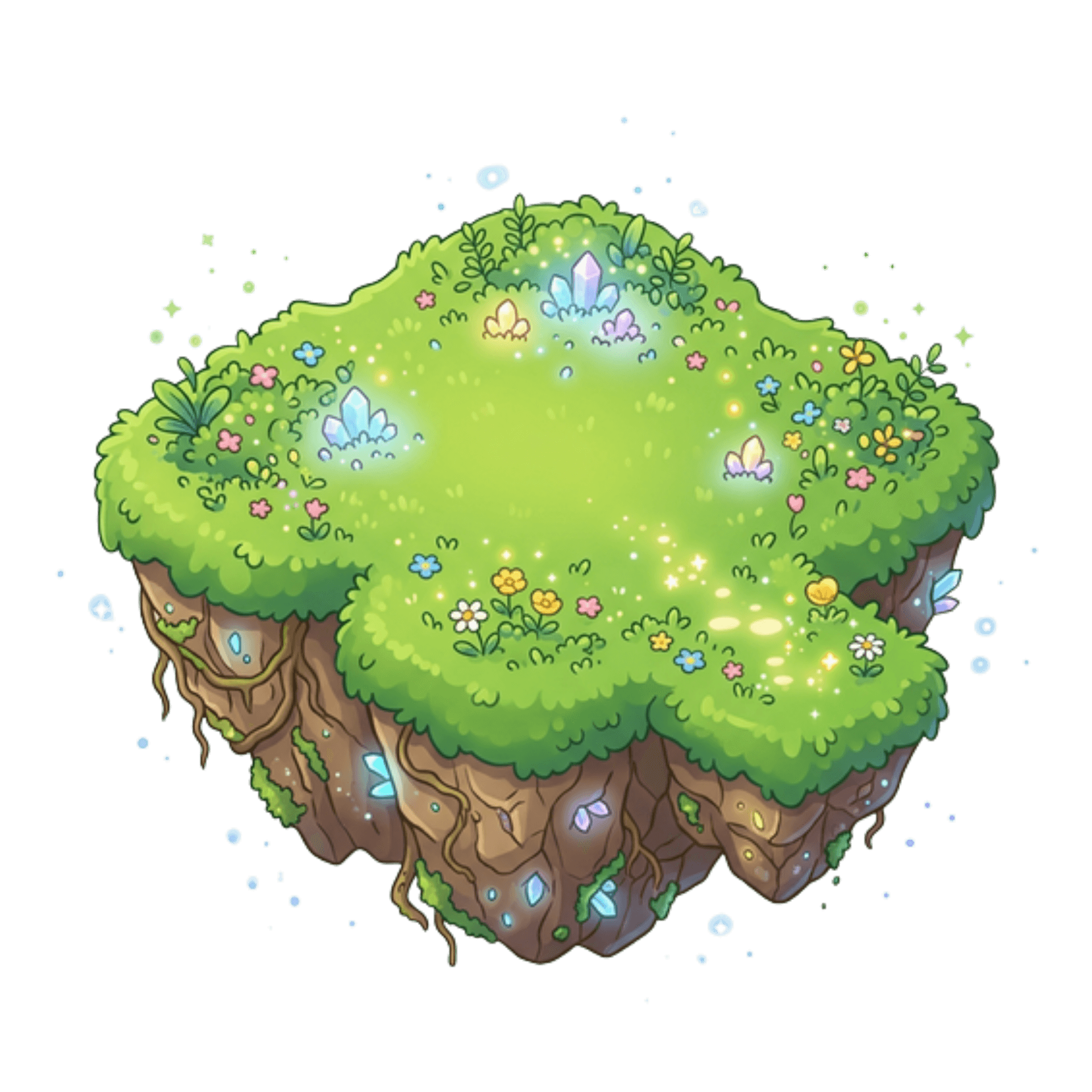 Đảo nổi ở cuối thân đậu